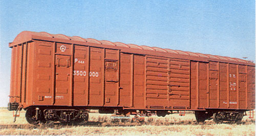 covered railway wagon