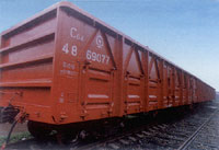 open railway car