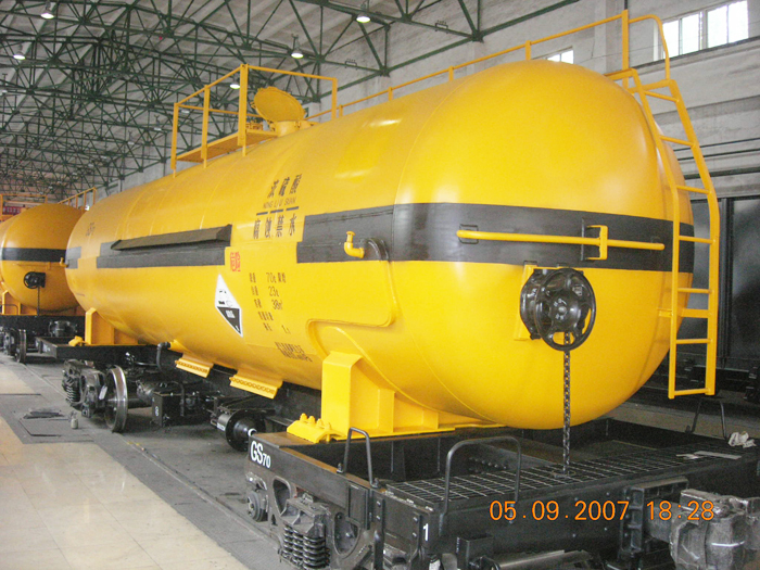 gs70 sulfuric acid tank railway wagon