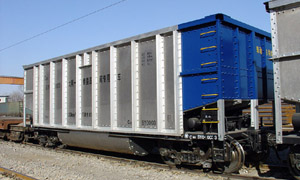 C80 stainless steel open top wagon